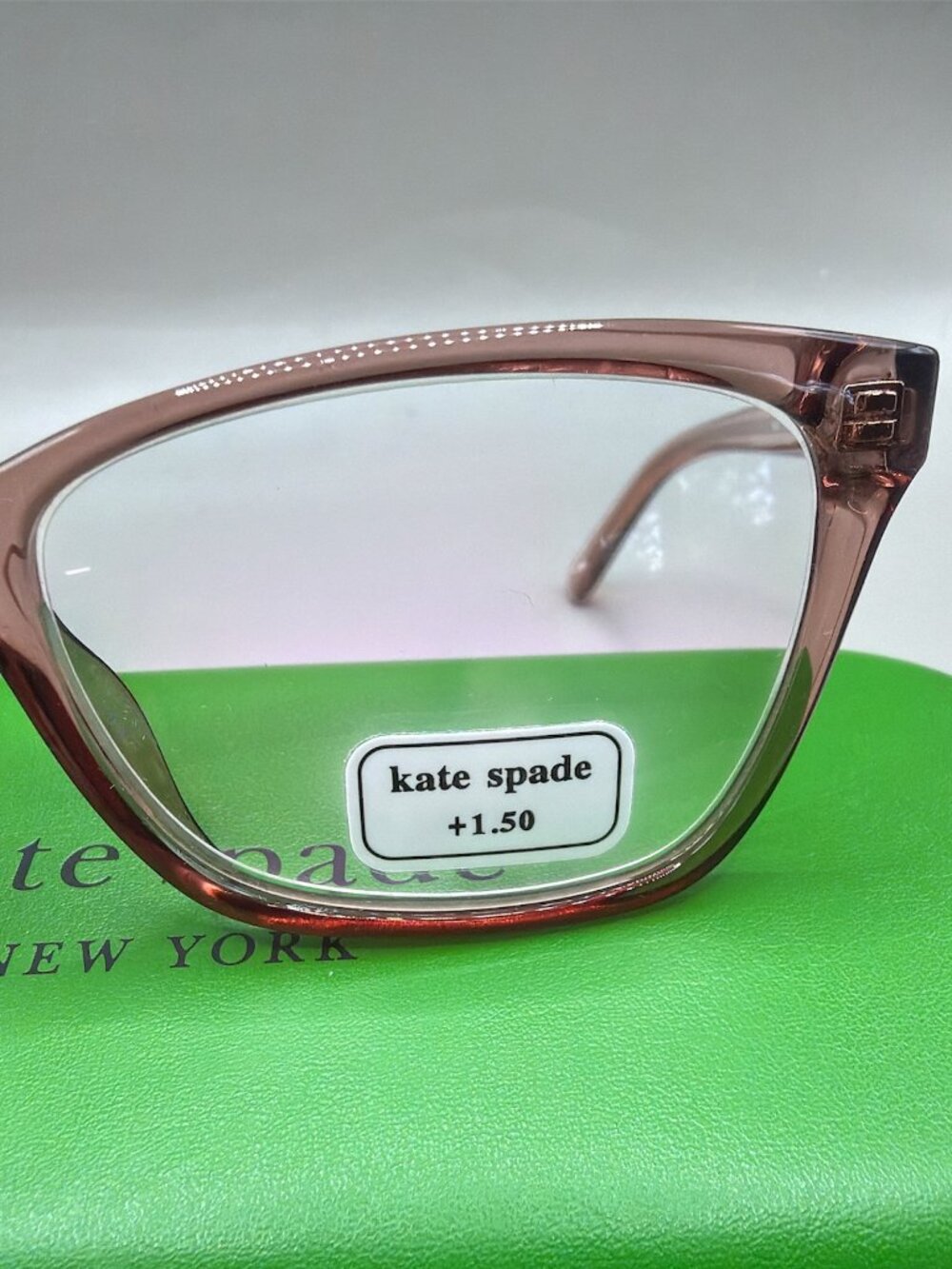 kate spade PAVA /O 35J Women's Reading Glasses Pink +1.50 - Picture 7 of 9